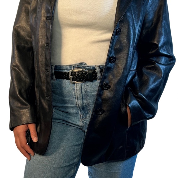 Black Leather Jacket - Picture 8 of 9